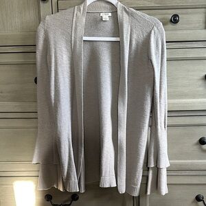 J. Crew Women's Open Front Cardigan - Light Gray
